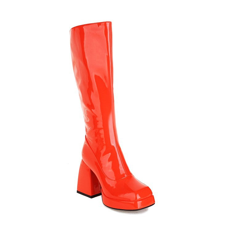 Candy Color High Boots