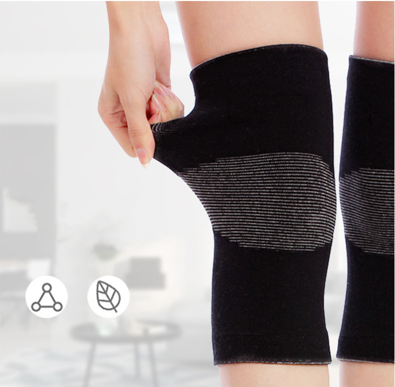 Four Sided Bouncing Exercise Knee Pads For Cycling Warmth