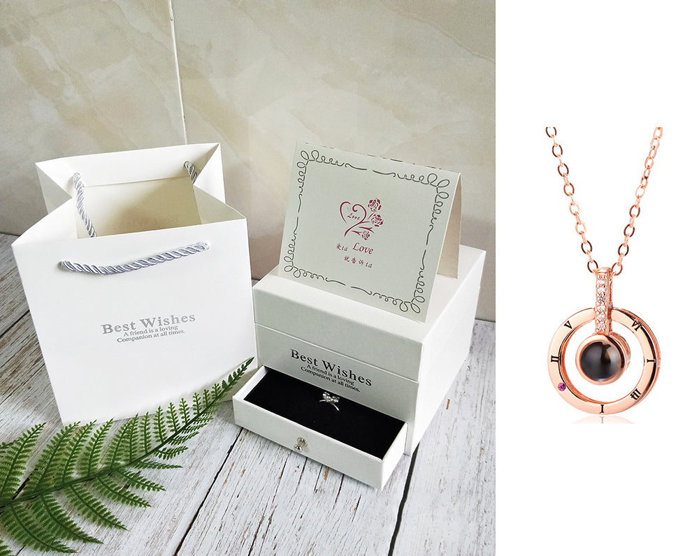 Rose Necklace Gift Set