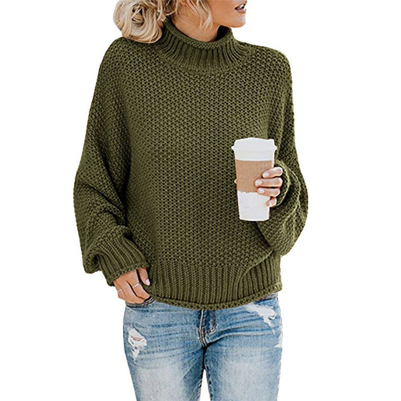 Cozy Turtleneck Cardigan