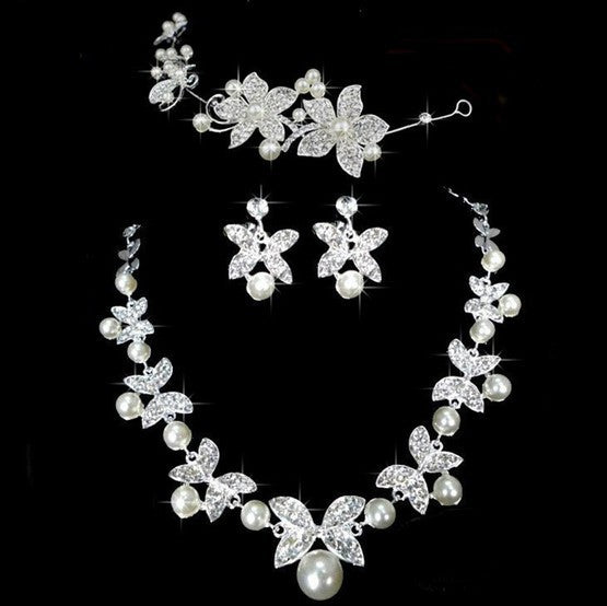 Bridal Pearl Jewelry Set