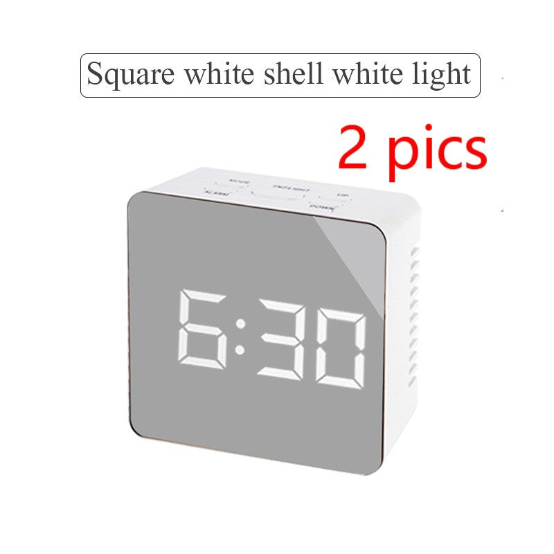 LED Mirror Clock