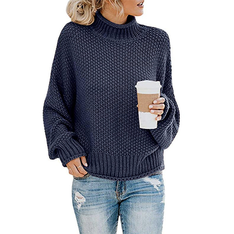 Cozy Turtleneck Cardigan