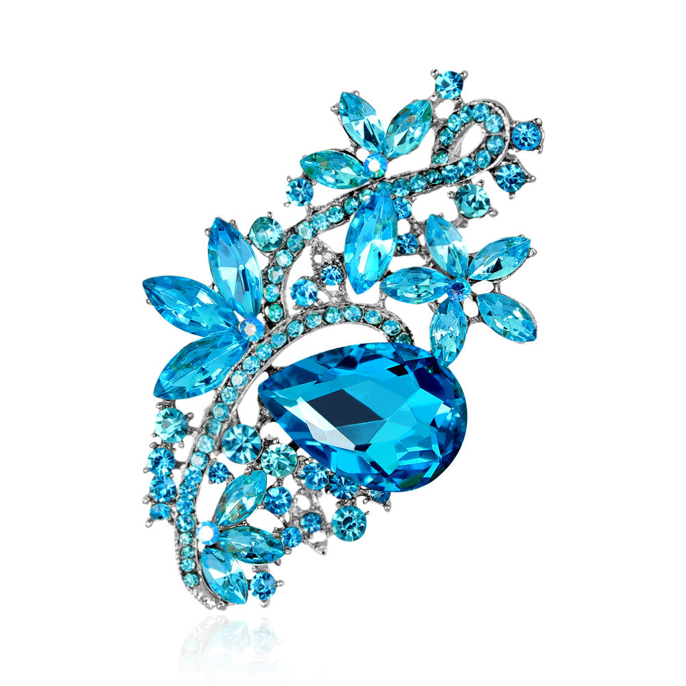 Rhinestone Brooch Acrylic Glass Brooch Pin Clothing Brooch