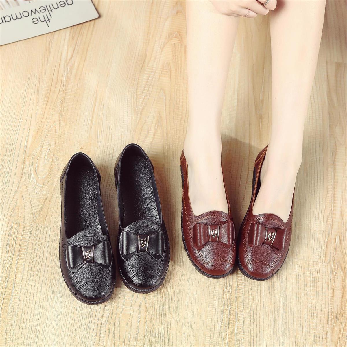 Soft Leather Shoes Women