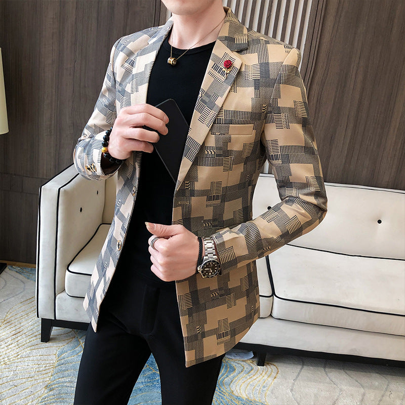sleek Men's Slim Suits