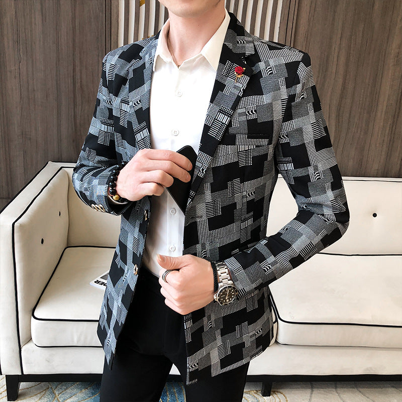 sleek Men's Slim Suits