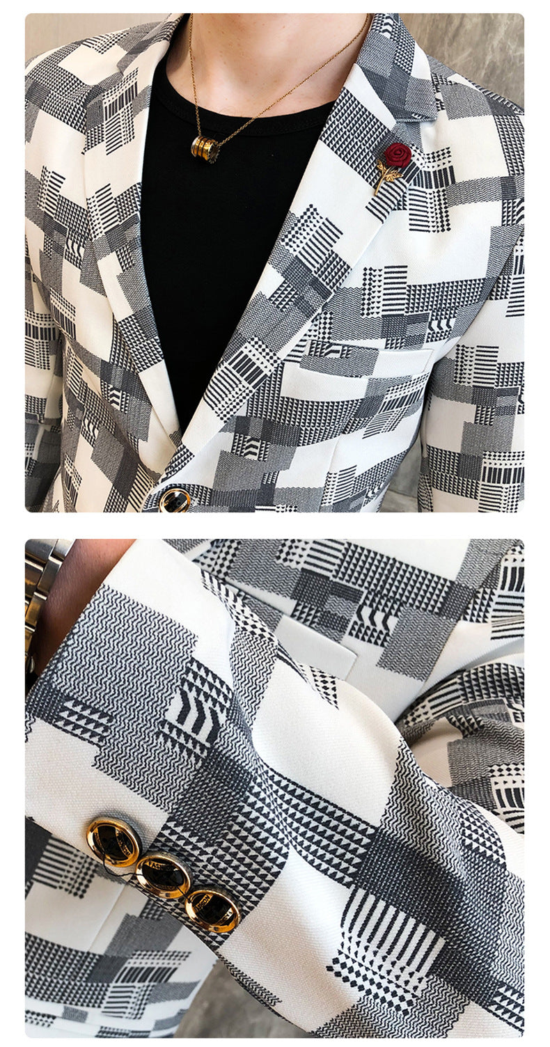 sleek Men's Slim Suits