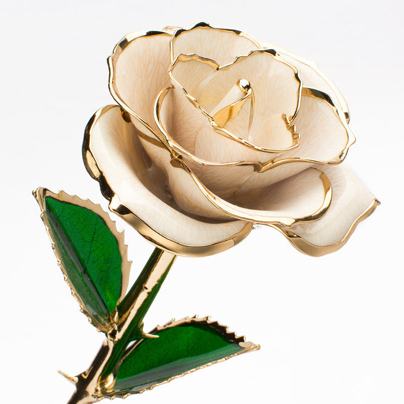 Gold-plated Rose Flower