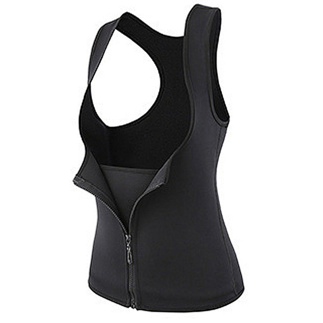 Fitness sweat shaping vest