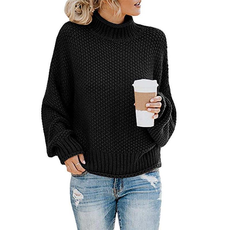 Cozy Turtleneck Cardigan