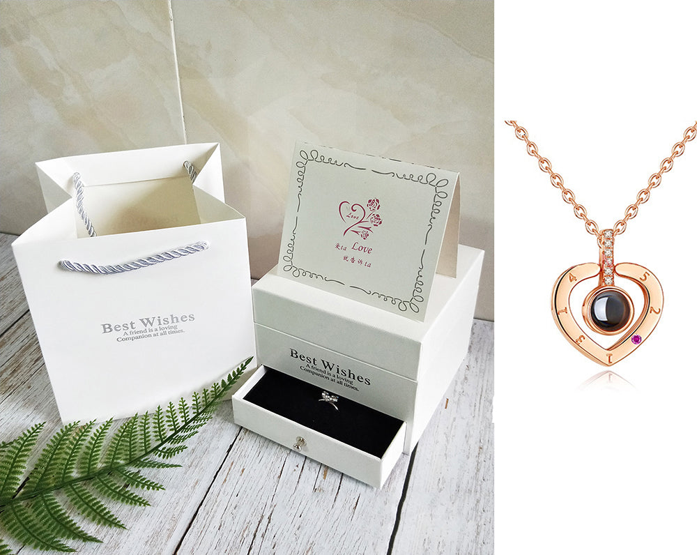 Rose Necklace Gift Set