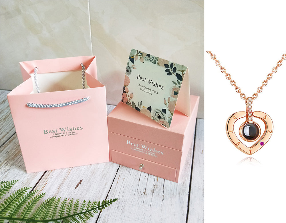Rose Necklace Gift Set