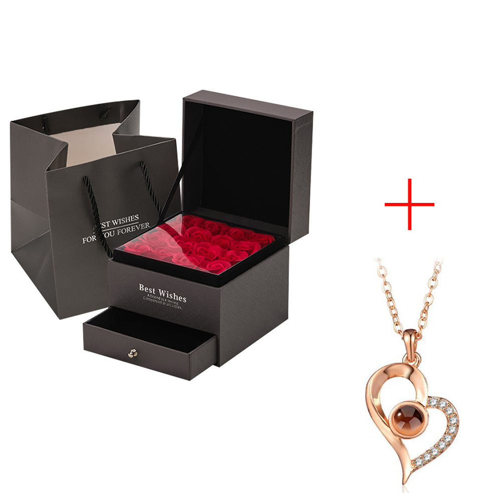 Rose Necklace Gift Set