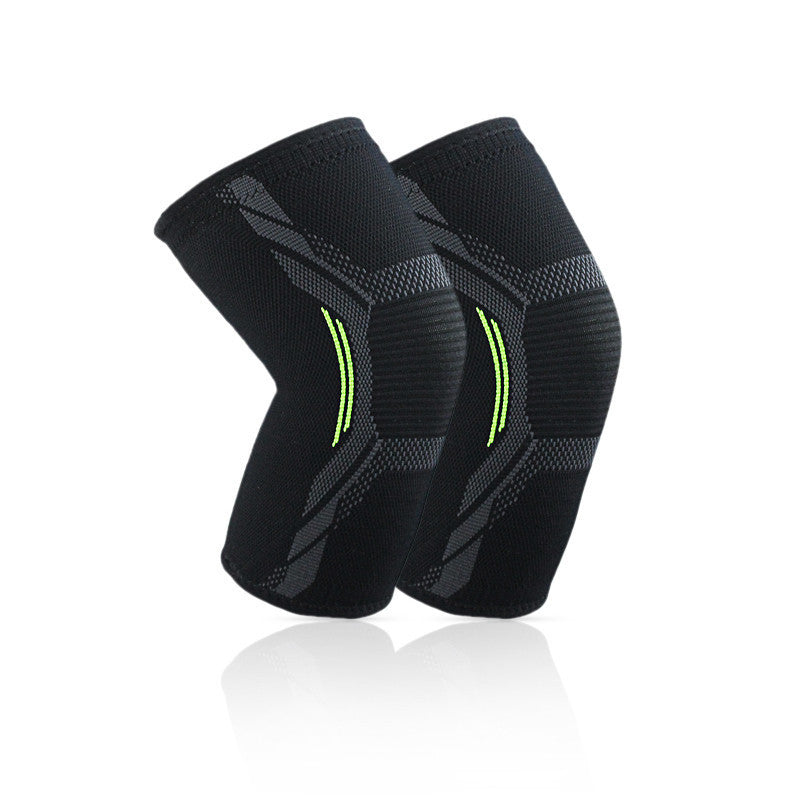 Four-way stretch knitted nylon knee pads