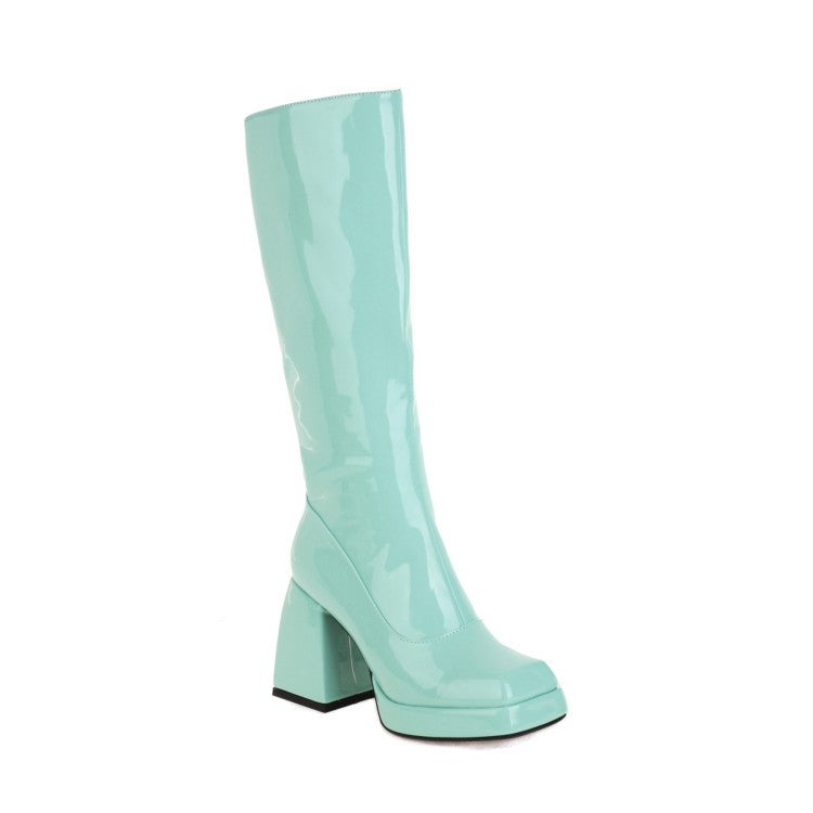 Candy Color High Boots