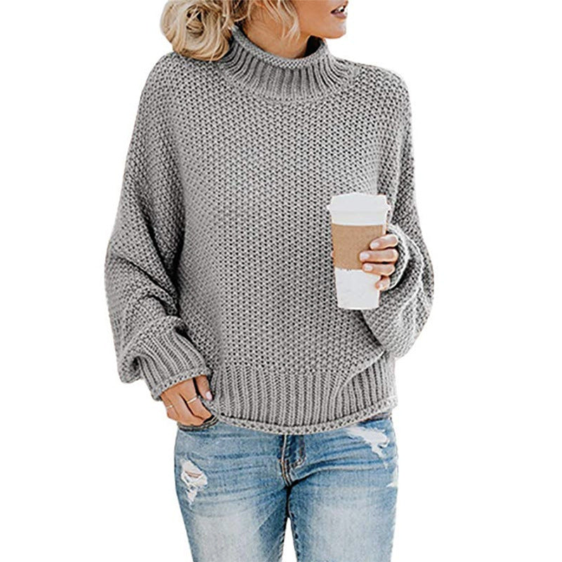Cozy Turtleneck Cardigan