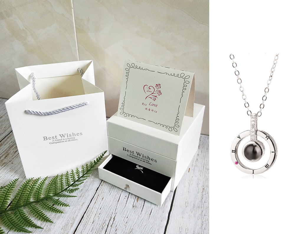 Rose Necklace Gift Set