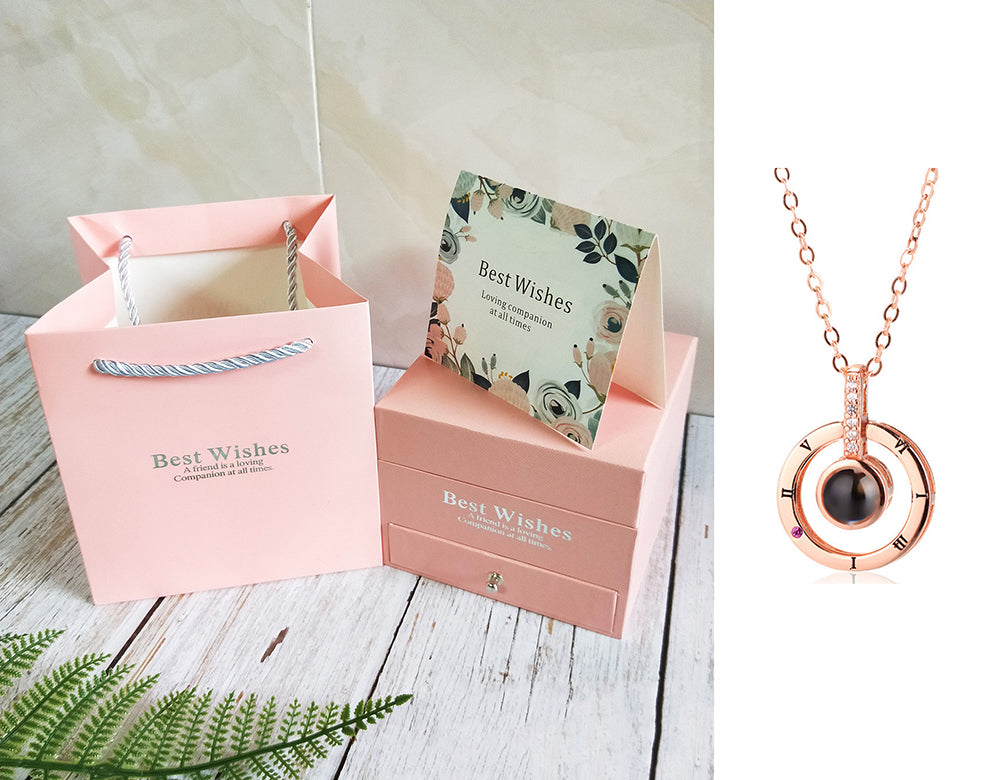 Rose Necklace Gift Set