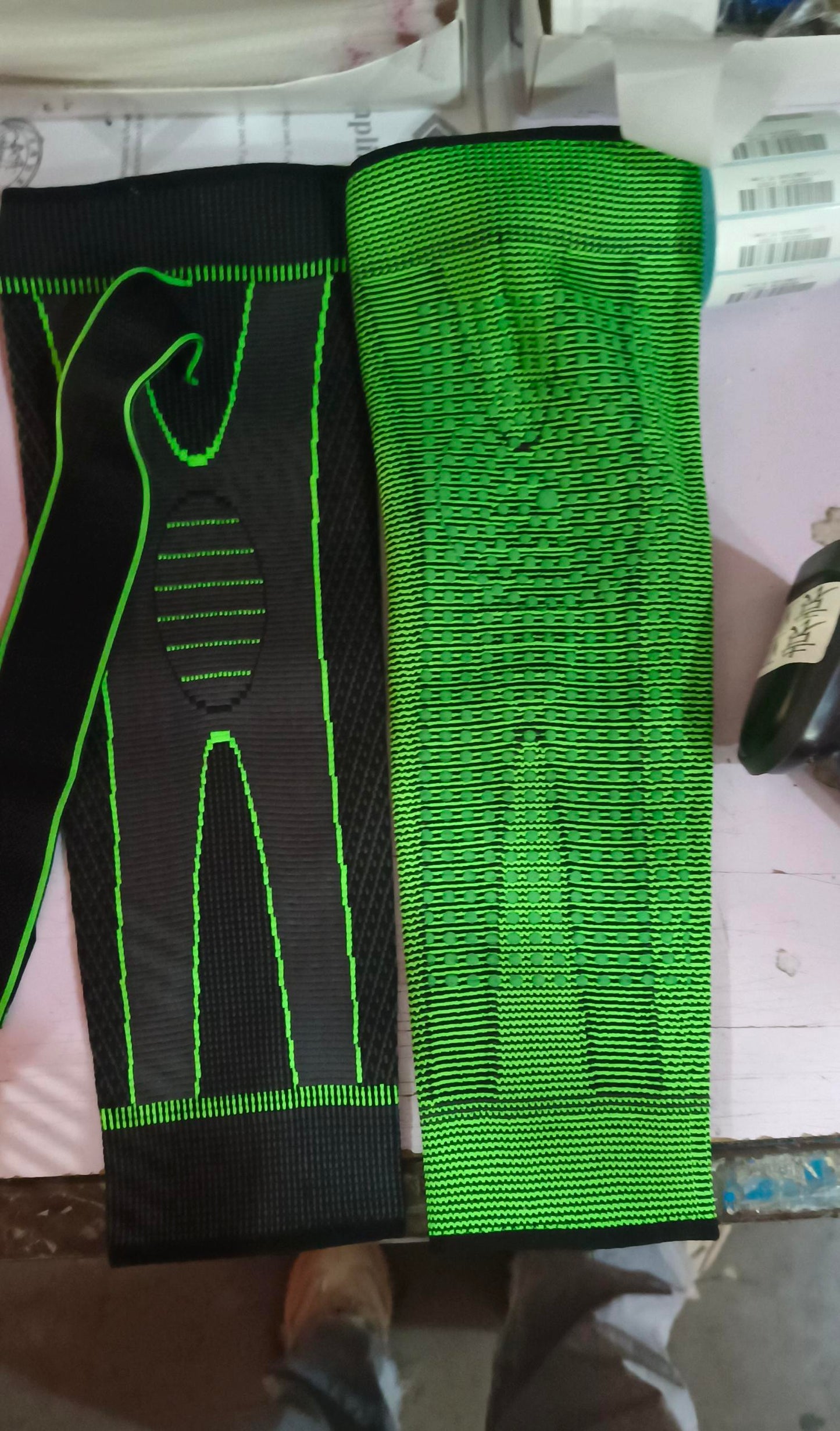 Men's And Women's Knitted Riding Long Lace Up Knee Pads