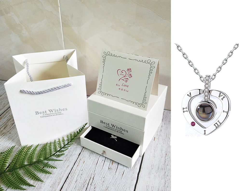 Rose Necklace Gift Set
