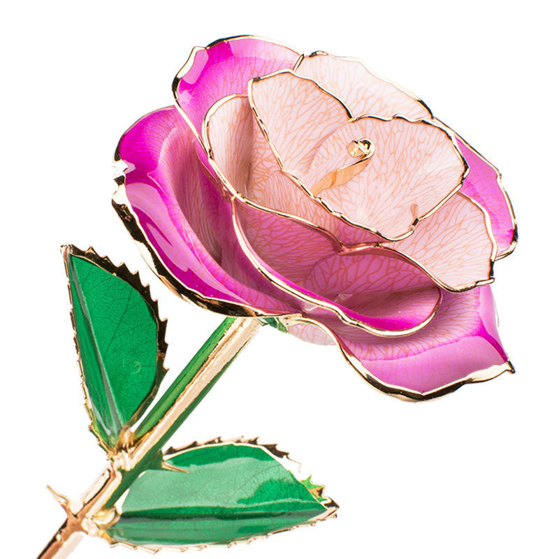 Gold-plated Rose Flower