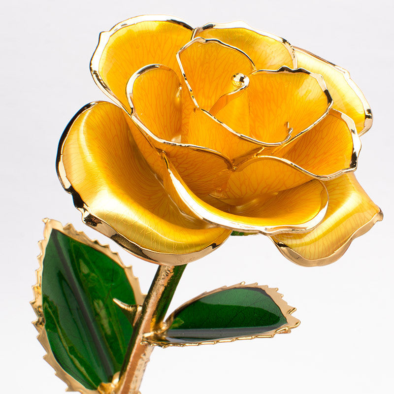 Gold-plated Rose Flower