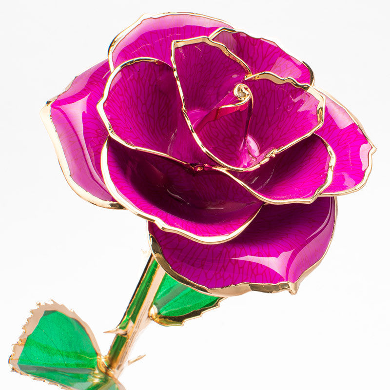 Gold-plated Rose Flower