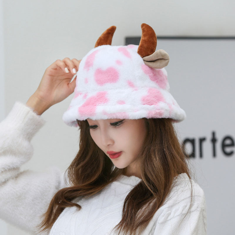 Cow Pattern Fashion Hat