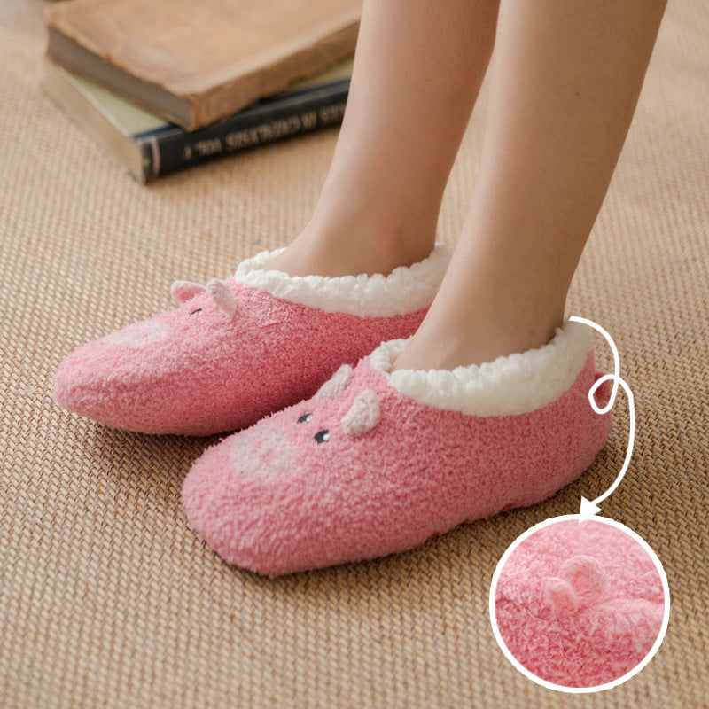 Cartoon Coral Slippers