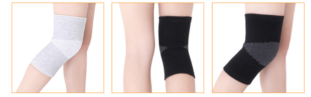 Four Sided Bouncing Exercise Knee Pads For Cycling Warmth
