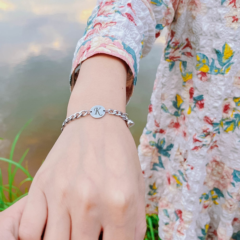 Stainless Steel Couple Bracelet Set