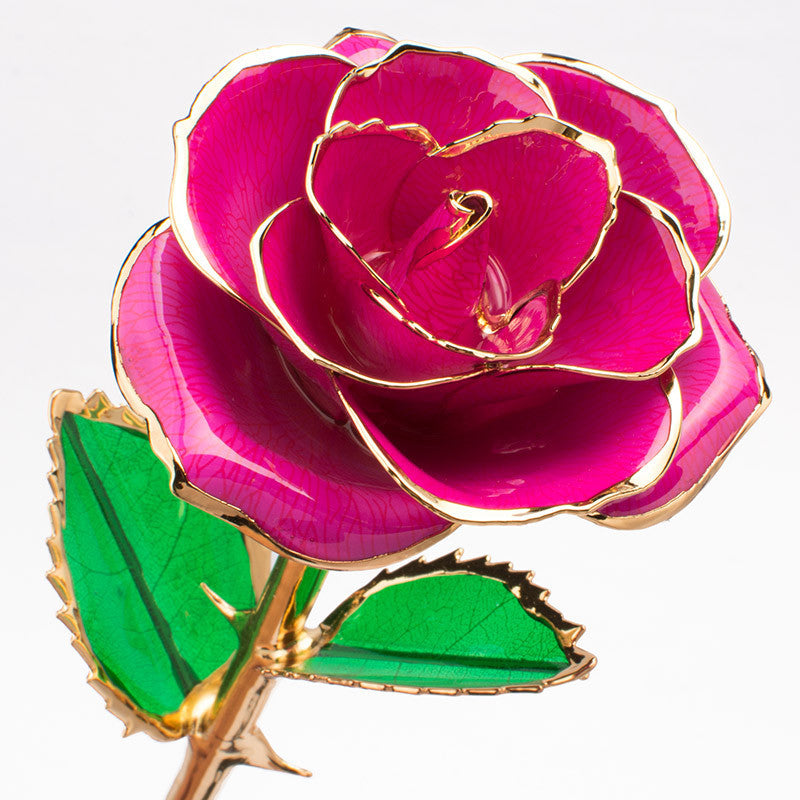 Gold-plated Rose Flower