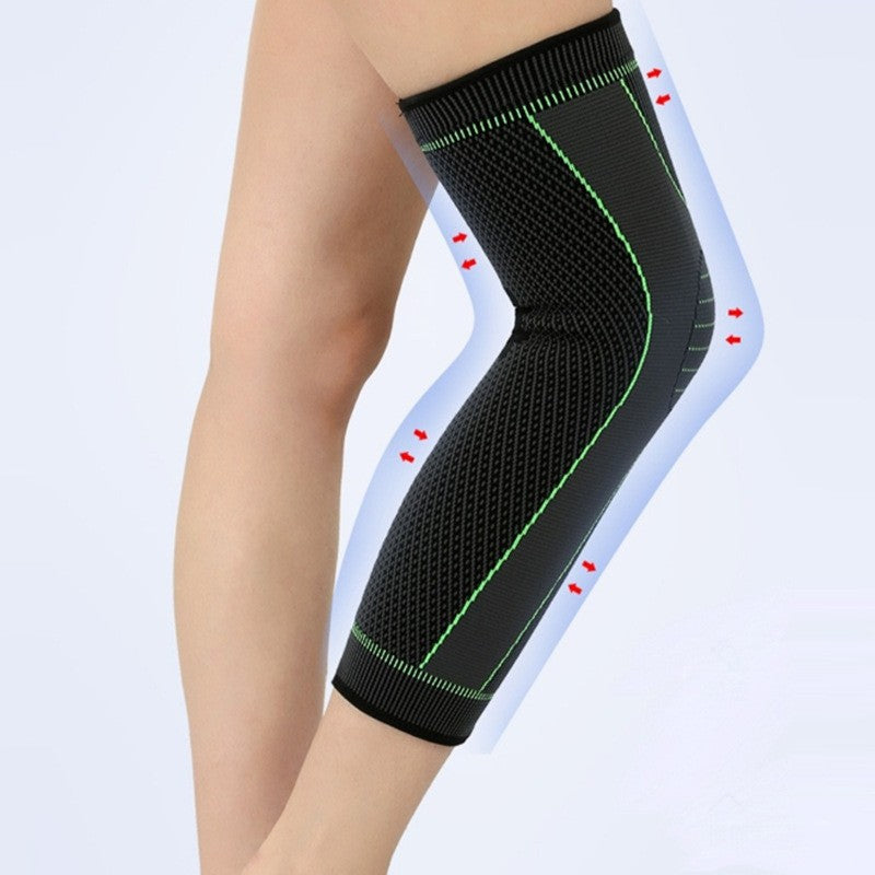 Men's And Women's Knitted Riding Long Lace Up Knee Pads