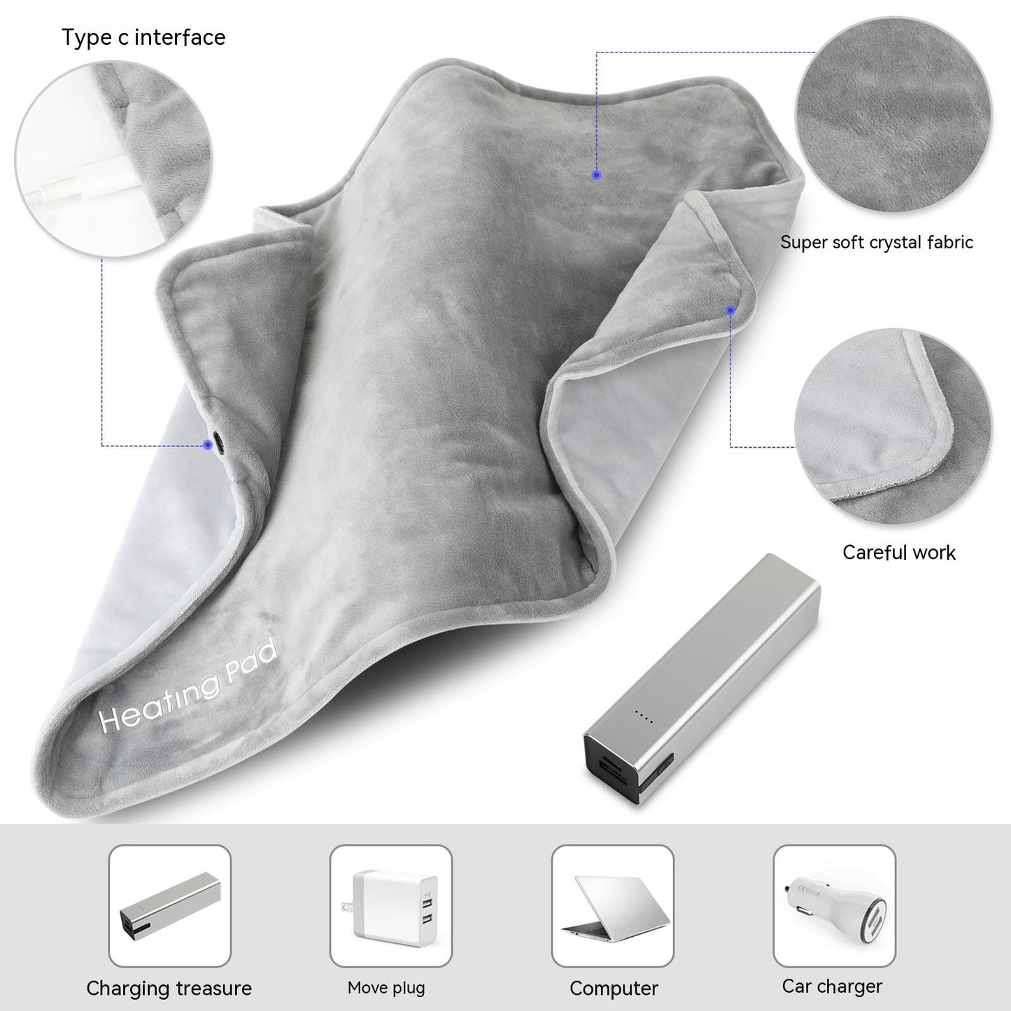 Graphene Intelligent Constant Temperature USB Heating Pad