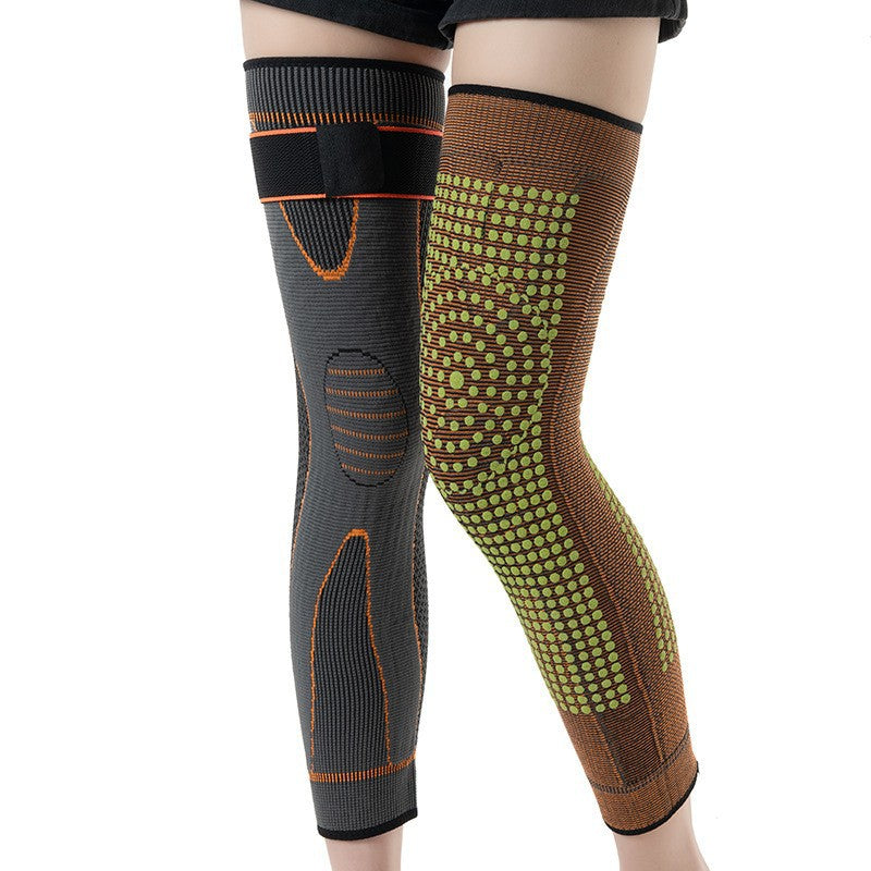 Men's And Women's Knitted Riding Long Lace Up Knee Pads