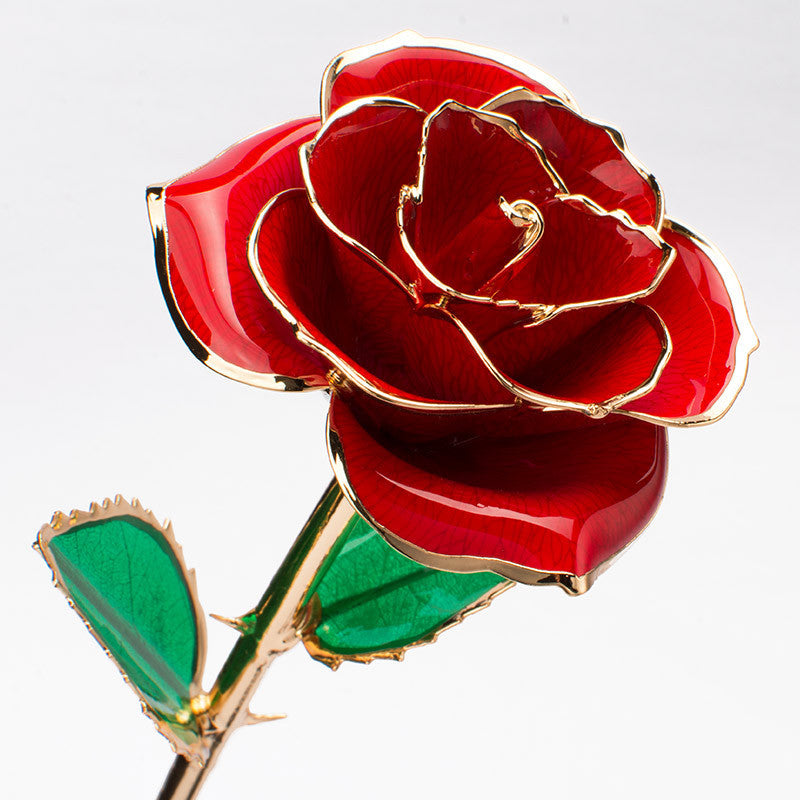 Gold-plated Rose Flower