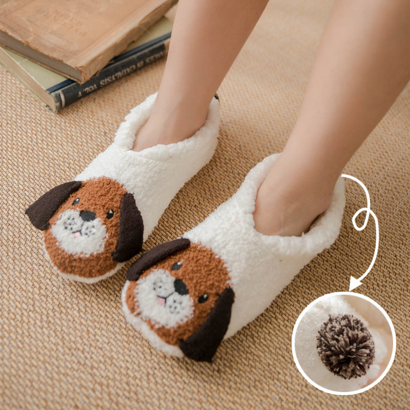 Cartoon Coral Slippers