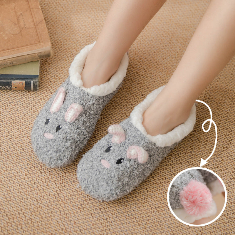 Cartoon Coral Slippers
