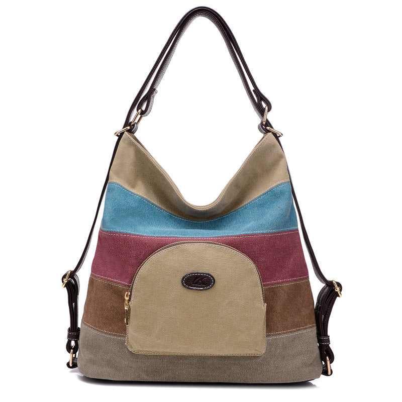 Canvas Chic Messenger Bag