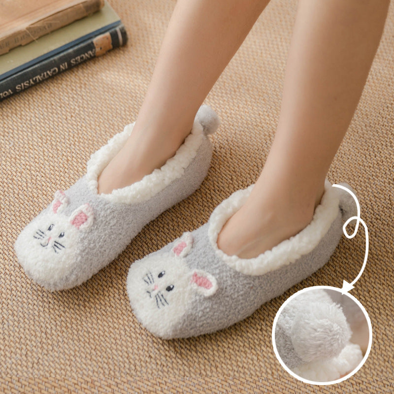 Cartoon Coral Slippers