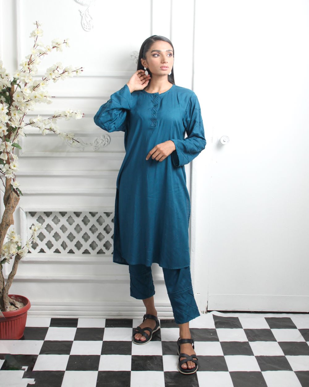 Dark Cerulean Outfit