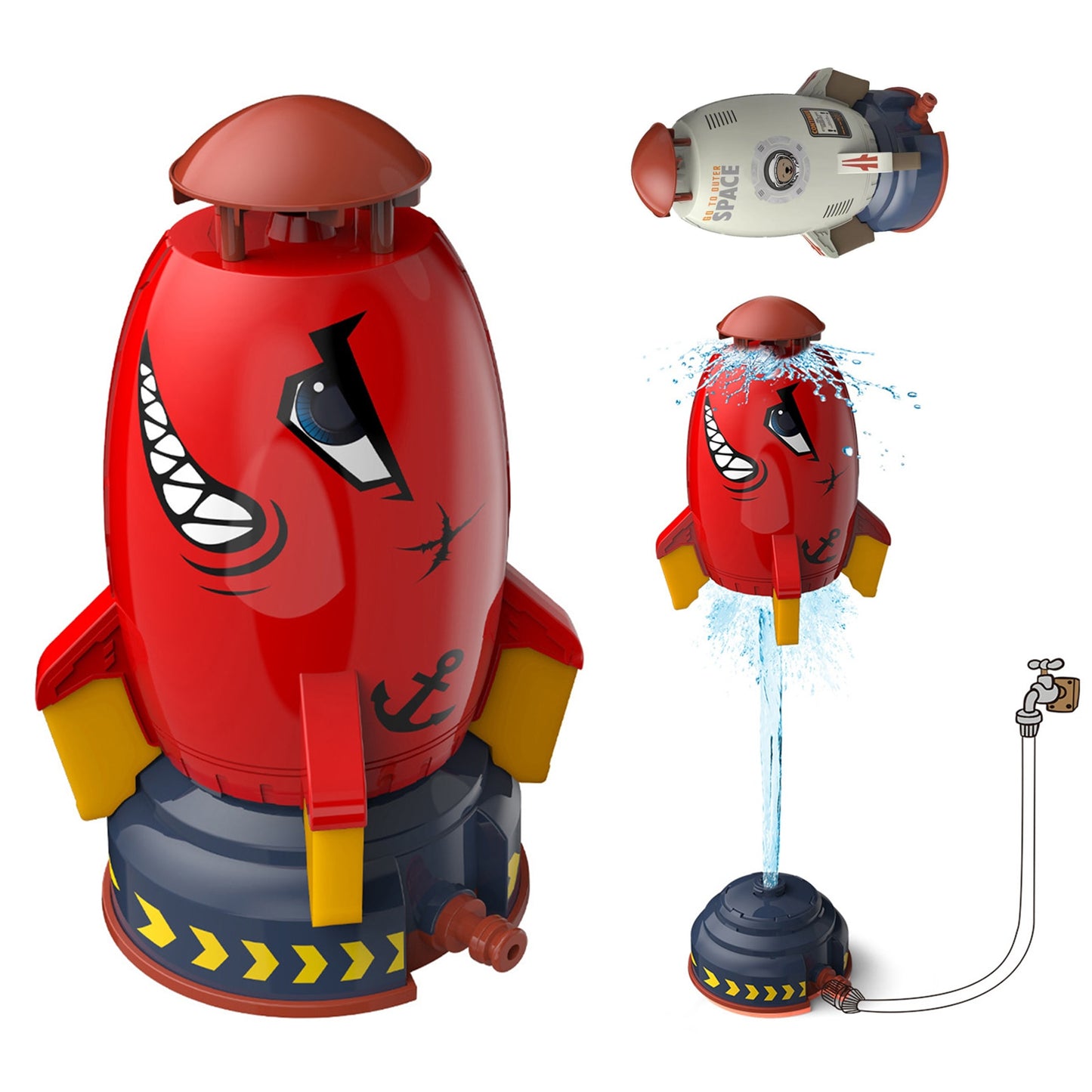 High-Power Rocket Launcher Water Toy