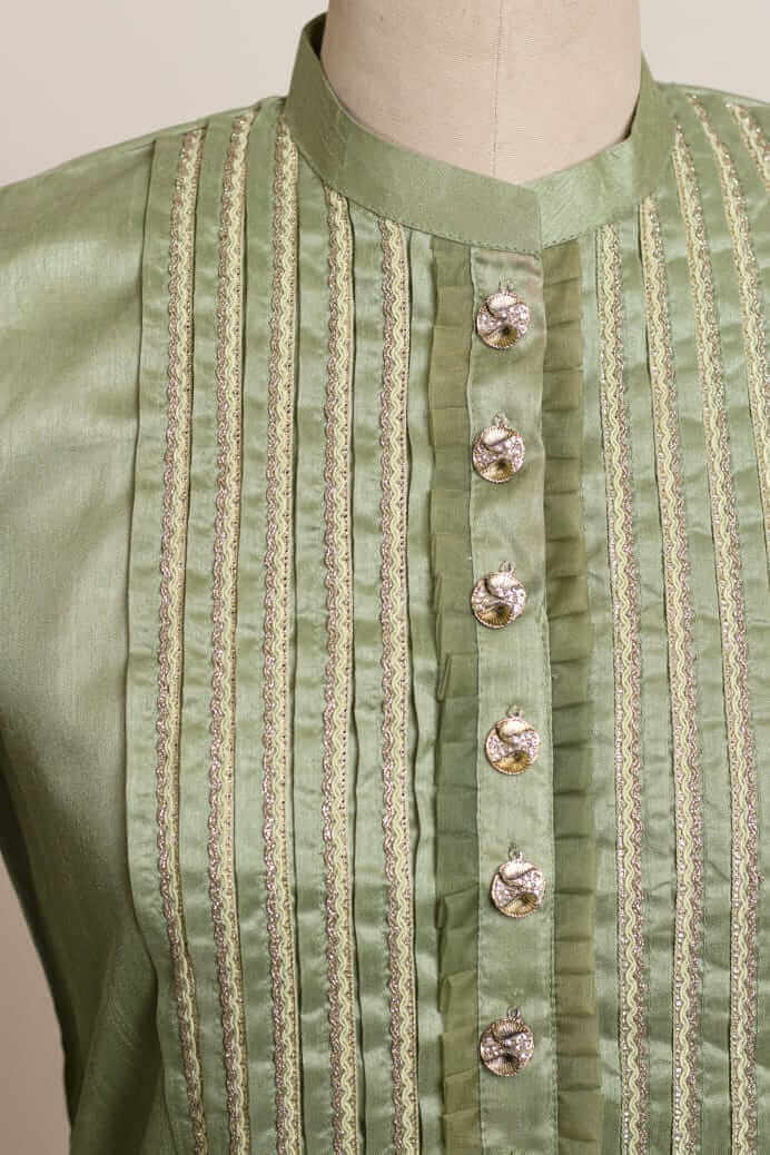 Beguiling Raw Silk Ensemble