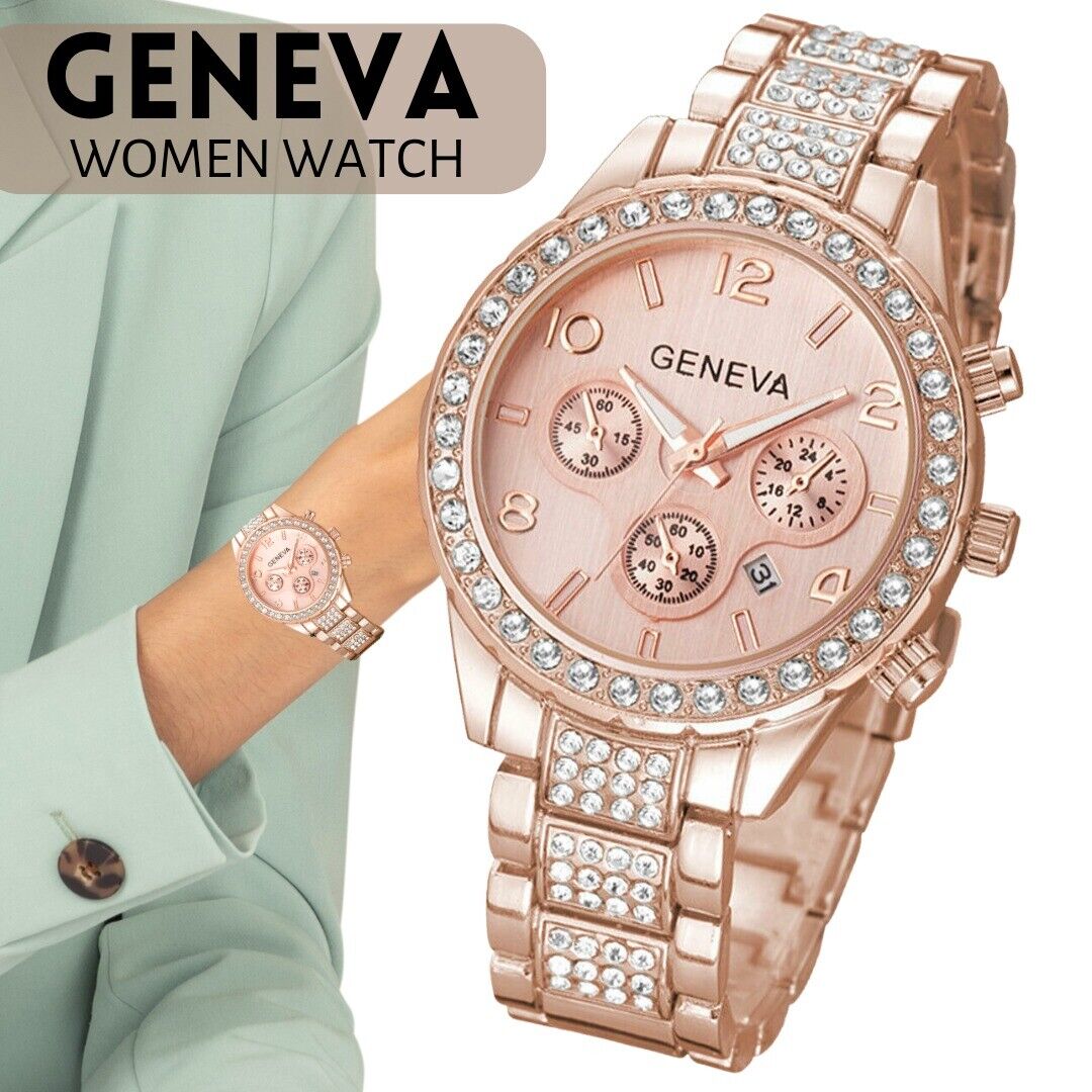 Crystal Quartz Watch