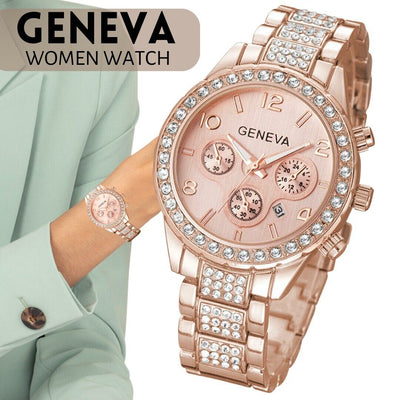 Crystal Quartz Watch