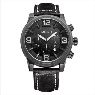 Men's Three-eye Luminous Waterproof Sports Watch