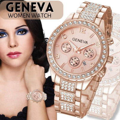 Crystal Quartz Watch