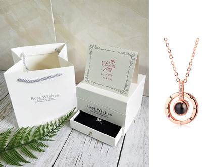 Rose Necklace Gift Set