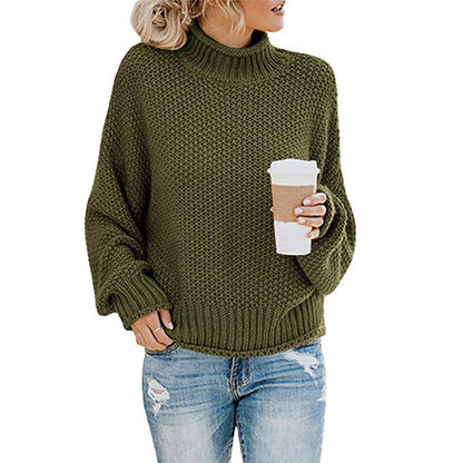 Cozy Turtleneck Cardigan